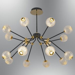 4139-16A Octo 16 Lı Avize Siyah (Sadece Mağazalarda)