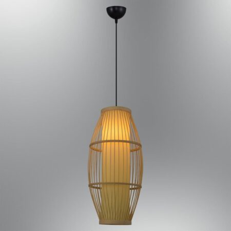 4458-57 Tekli Hasır Sarkıt 20X40 Cm - Girne Lüks Aydınlatma - Mavi Pandora