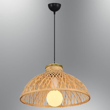 4458-93 Tekli Hasır Sarkıt 40X20 Cm - Lefkoşa Lüks Aydınlatma - Mavi Pandora