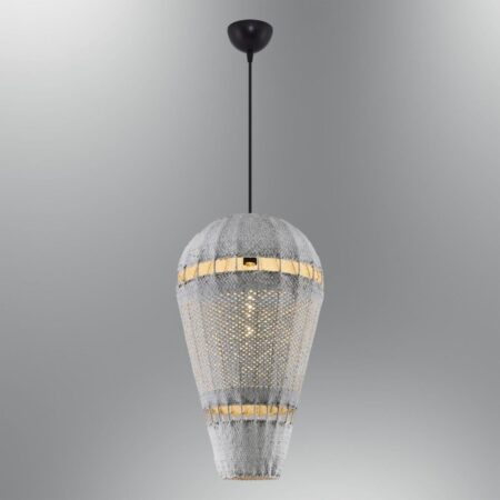 4461-12-01 Baloon Tekli Sarkıt 40X70 Cm - Mağusa Lüks Aydınlatma - Mavi Pandora