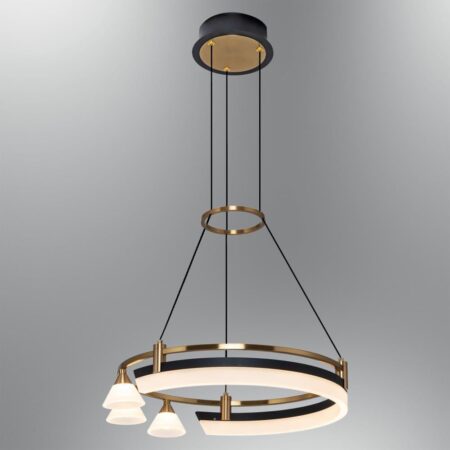 5707-1A Modull 40Cm Sarkıt Avize Eskitme - Mağusa Lüks Aydınlatma - Mavi Pandora