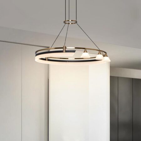 5707-2A Modull 60Cm Sarkıt Avize Eskitme - Kıbrıs Lüks Aydınlatma - Mavi Pandora