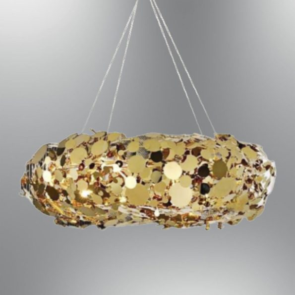 2704-1A Golden 60 Cm Avize Sarı