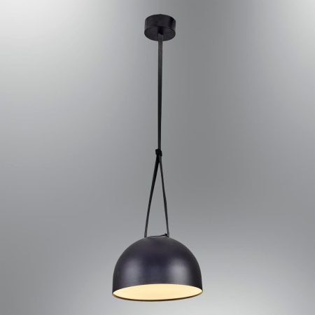 1220-06-19 Htas Tekli Kemerli Sarkıt 24W Ø300X200Mm Siyah - Mağusa Lüks Aydınlatma - Mavi Pandora