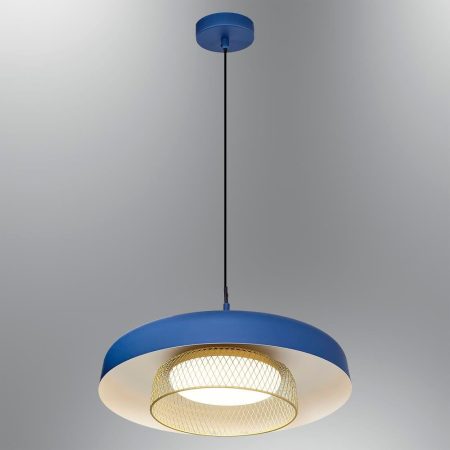 1432-1A-05 Petiti 34cm Sarkıt Mavi - Girne Lüks Aydınlatma - Mavi Pandora