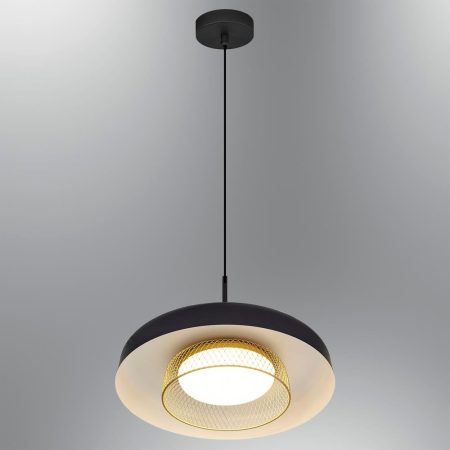 1432-1A-19 Petiti 34cm Sarkıt Siyah - Kıbrıs Lüks Aydınlatma - Mavi Pandora